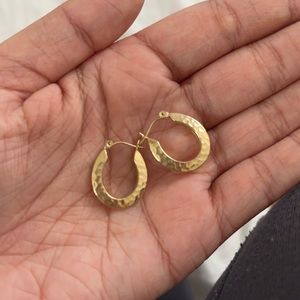 Gold plated earring